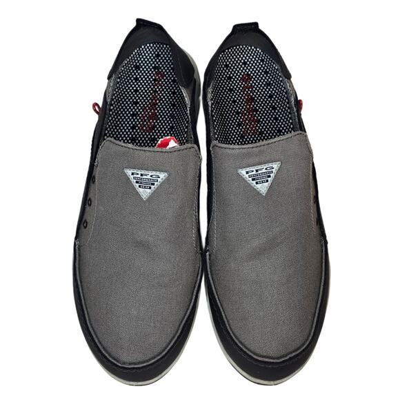 8.5W Columbia Bahama Vent Slip On Loafer Gray PFG Fishing Deck Boat Dock Shoes - Picture 9 of 11